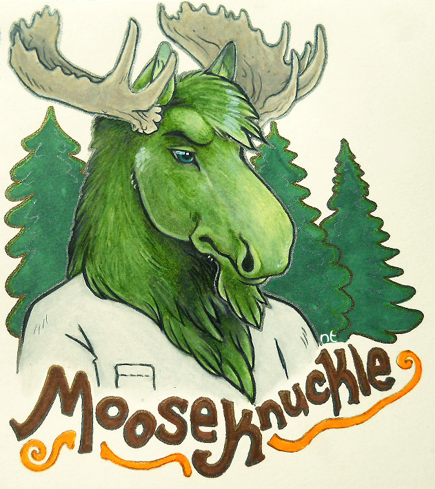 Spoof Badge #2 - Mooseknuckle — Weasyl