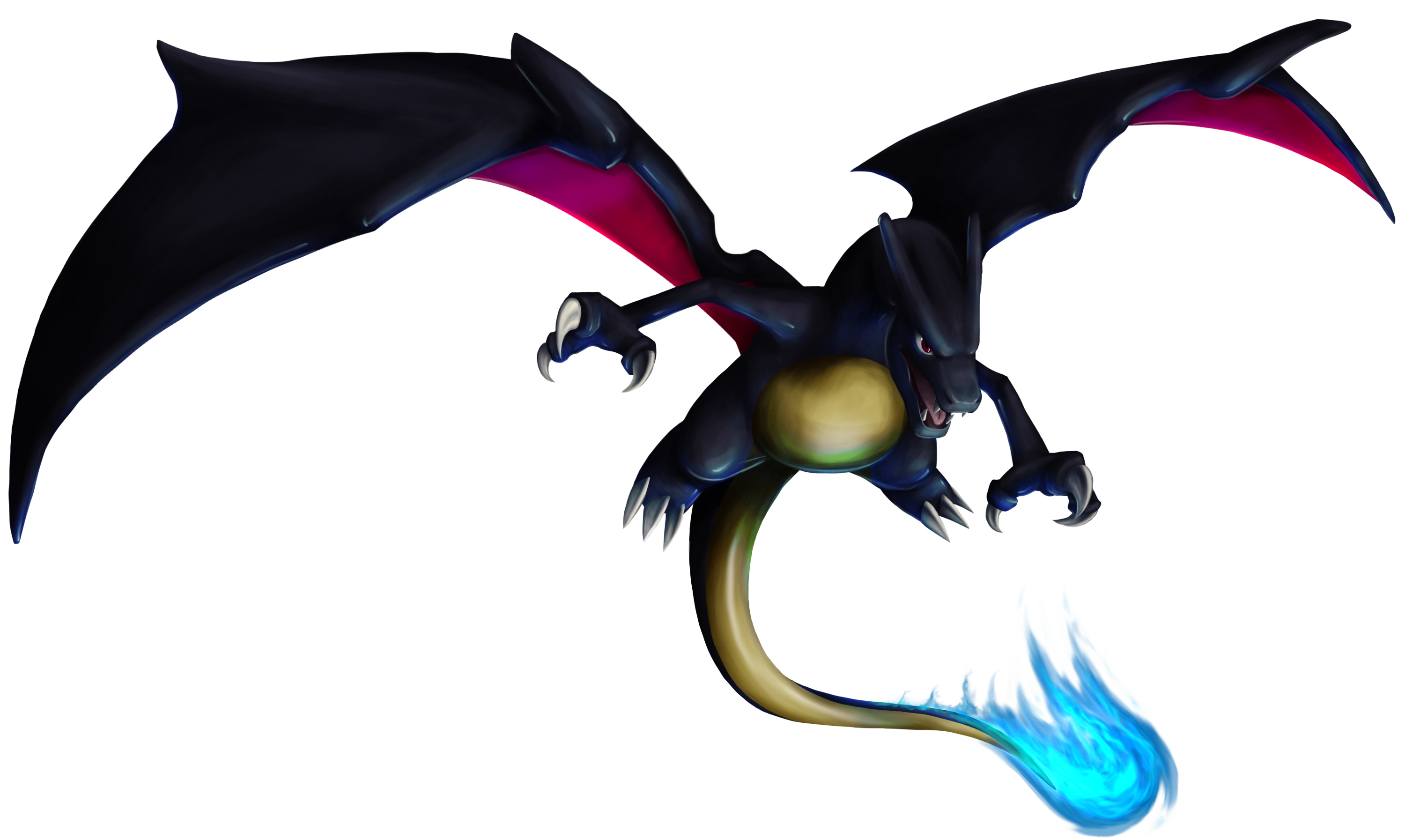 Blue Shiny charizard because it's cool. 