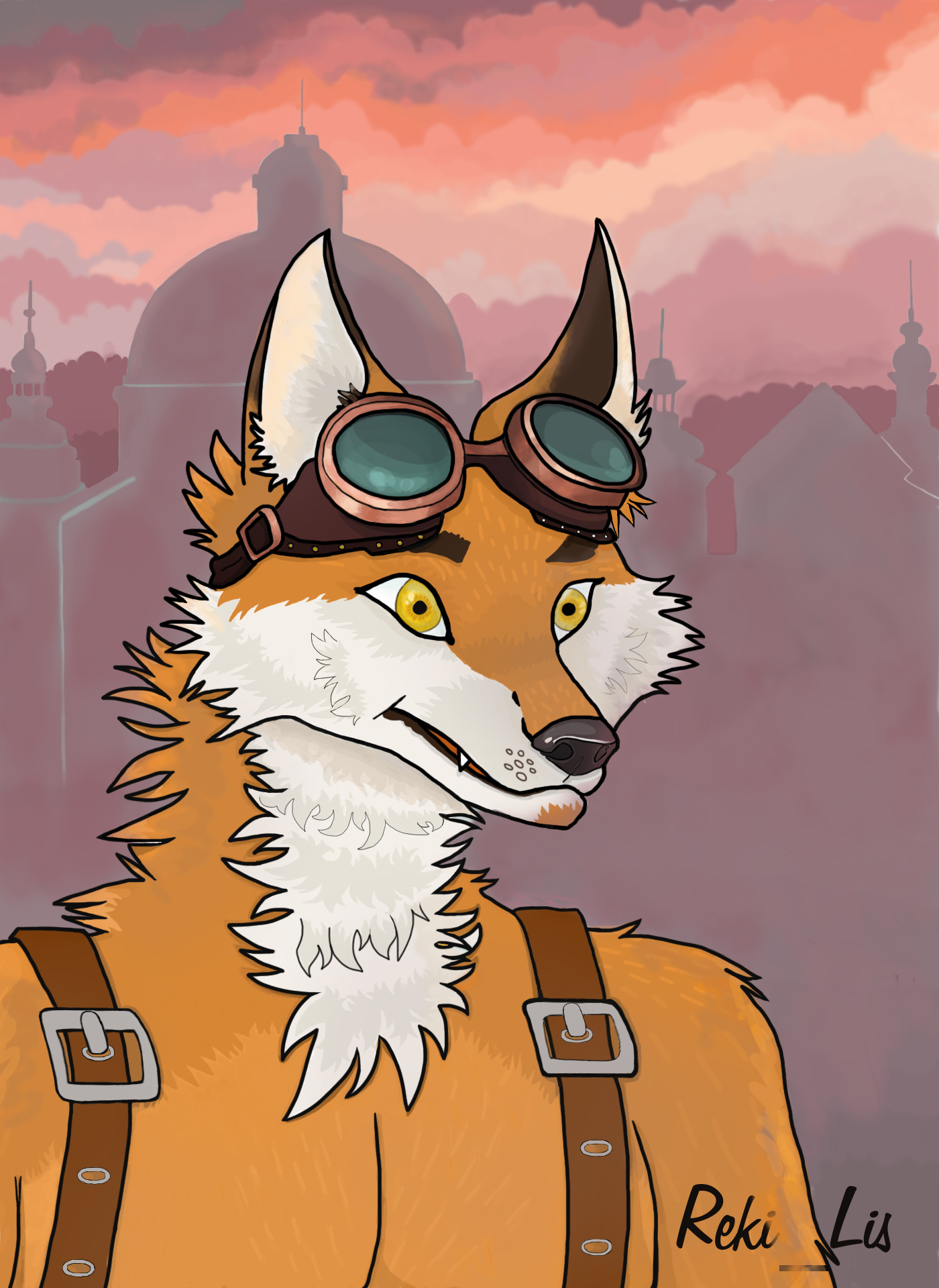 Steampunk Fox — Weasyl