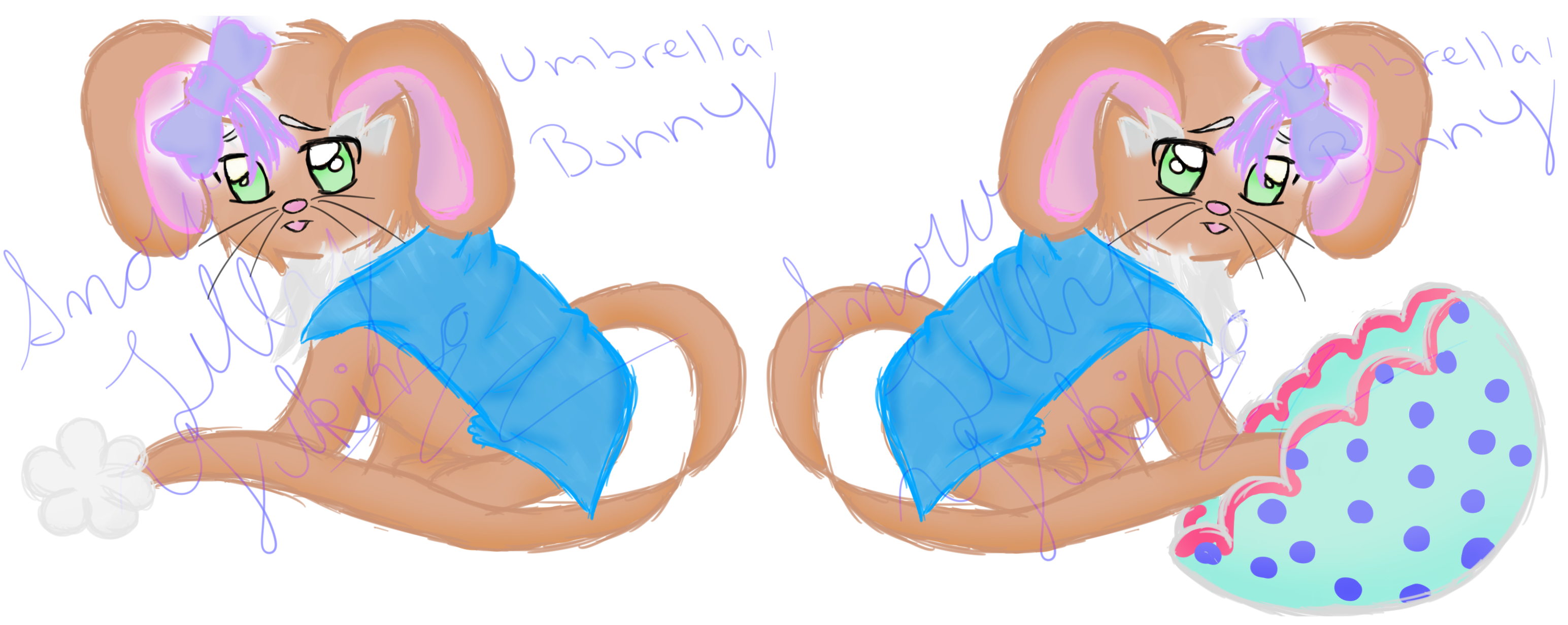 Umbrella Bunny — Weasyl