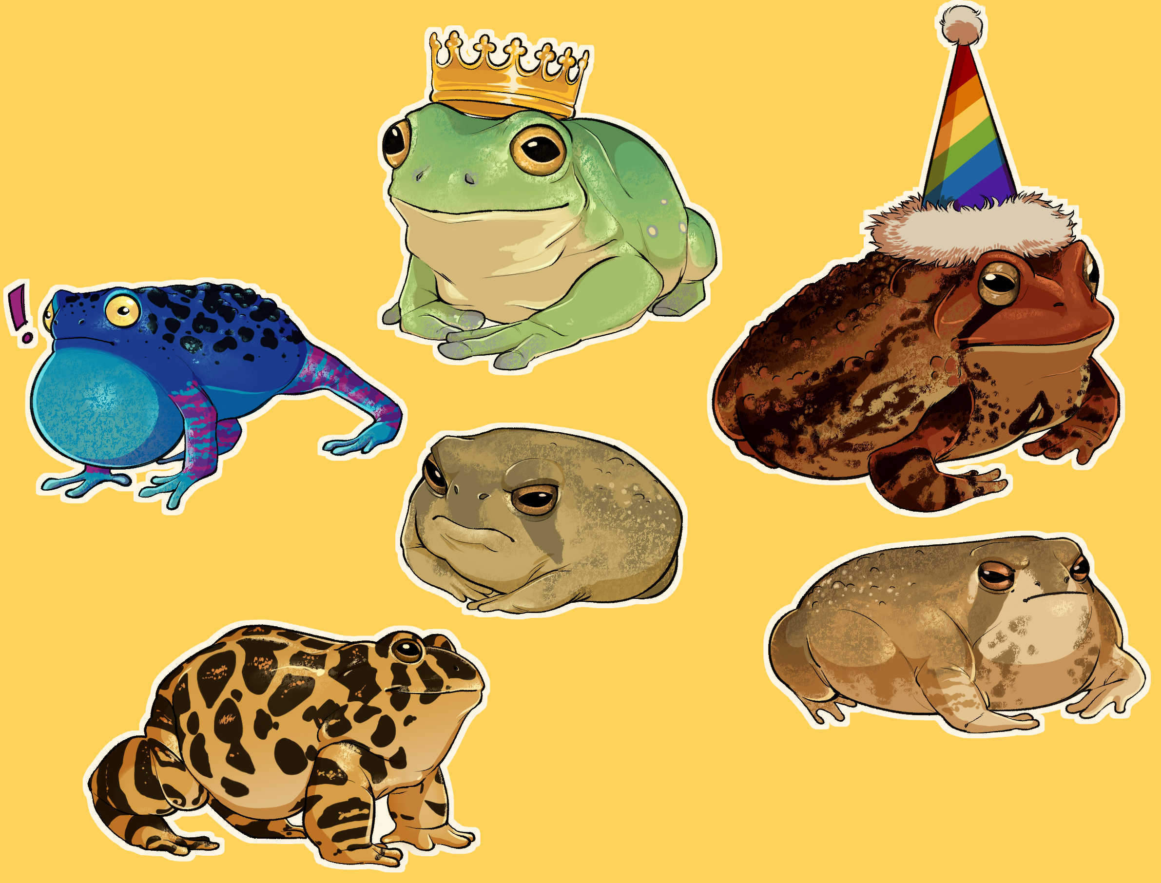 frogs and one (1) toad. specialagt. frogs and one (1) toad by. 