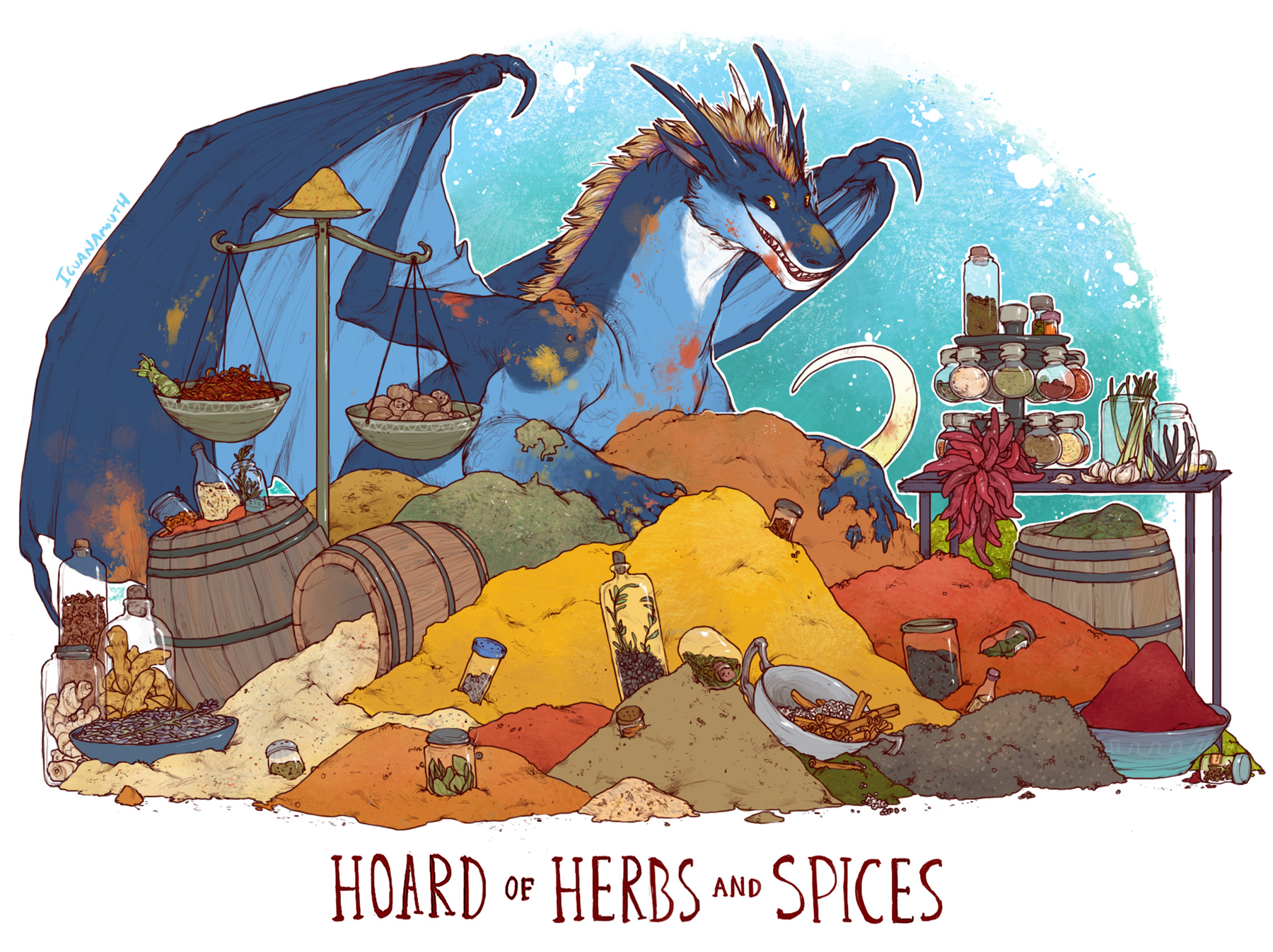 IguanaMouth Hoard of Herbs and Spices. 
