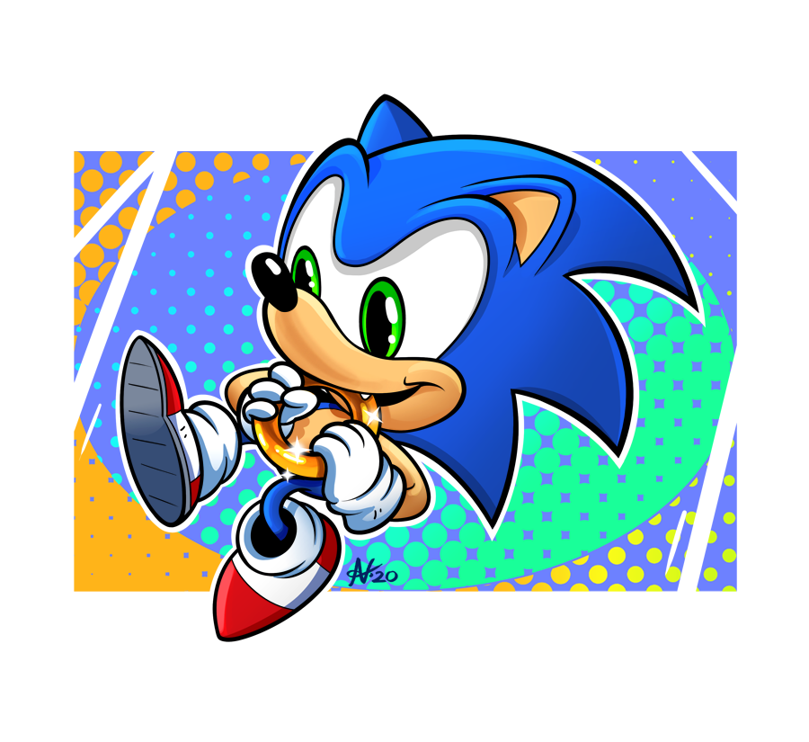 Chibi Sonic. 