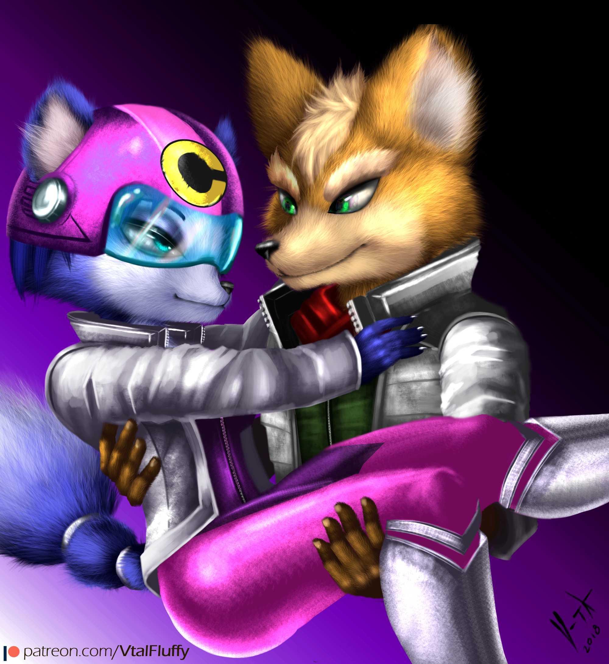 Krystal and Fox. 